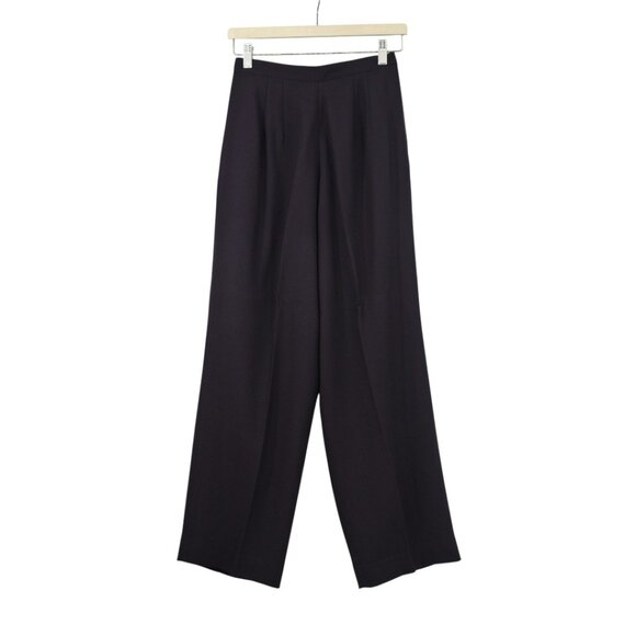 Kasper Plum Purple Brown Pant Suit Set Size 10 - Picture 2 of 12